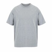 BOXY MEN - BOXY OVERSIZE T-SHIRT HEREN - XXL - Lichtgrijs Gemêleerd