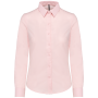 Dames Oxford blouse lange mouwen Oxford Pale Pink 3XL