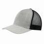 5-Panel-Cap CASUAL FIT grijs, zwart