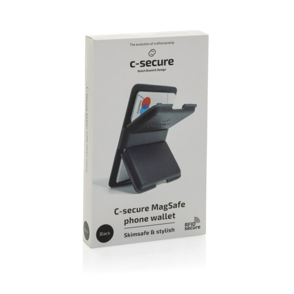 C-Secure MagSafe phone wallet, zwart C-Secure MagSafe phone wallet, zwart
