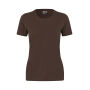 Stretch T-shirt | comfort | dames - Mocca, XS