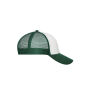 6 Panel Mesh Cap white/dark green one size