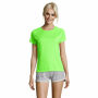 SPORTY WOMEN - SPORTYdames t-shirt 140g - L - Neon Groen