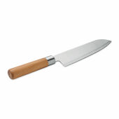 SLICE - Beukenhouten koksmes - Zilver