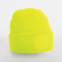 Muts met ronde patch Fluorescent Yellow One Size