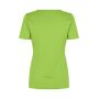 Interlock T-shirt | v-hals | dames - Kalk, S
