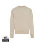 Iqoniq Kruger gerecycled katoen relaxed sweater, desert (XXS)