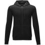 Theron heren hoodie met ritssluiting - Zwart - XS Theron heren hoodie met ritssluiting - Zwart - XS