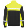 7102 1/2 ZIP SWEATSHIRT PGL Black/Yellow 5XL