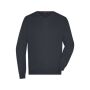 Men's V-Neck Pullover black 3XL