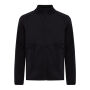 IQONIQ Talung gerecycled polyester fleece jas met rits, zwart (4XL)