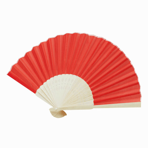 BAMBOO COOL - Opvouwbare waaier rood BAMBOO COOL - Opvouwbare waaier rood