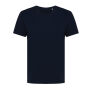 Iqoniq Yala dames lichtgewicht gerecycled katoen t-shirt, donkerblauw (XL)