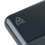 Gerecycled ABS powerbank Tavi zwart