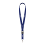 Afneembare polyester lanyard in Pantone-kleur met zeefdruk en metalen karabijnhaak Afneembare polyester lanyard in Pantone-kleur met zeefdruk en metalen karabijnhaak