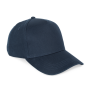 Ecologische uniseks pet met 5 panelen Navy Blue One Size