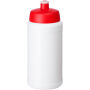 Baseline® Plus 500 ml drinkfles met sportdeksel - Wit/Rood