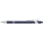 Kish balpen met zilveren afwerking (blauwe inkt) - Navy