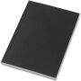 Novella Austen A6 notitieboek met zachte cover, 100 vellen - Zwart