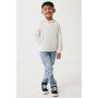 IQONIQ Yengo kids recycled katoen hoodie met steekzakken, ivory white (910)
