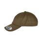 LOW PROFILE ORGANIC COTTON CAP, BURNT OLIVE, One size, FLEXFIT