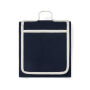 VINGA Volonne AWARE™ recycled canvas picnic blanket, navy, off white