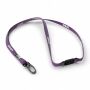 Polyester tubulaire keycord met metalen klem