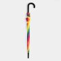 Automatisch te openen stormvaste paraplu WIND regenboog