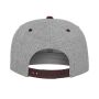 CLASSIC SNAPBACK 2-TONE, HEATHER GREY/MAROON, One size, FLEXFIT