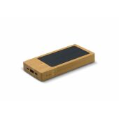 Powerbank Bamboe met Zonne Energie 8000mAh - Hout