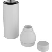 Illuminate 650 ml RCS gerecyclede roestvrijstalen dubbelwandige geïsoleerde waterfles - Wit Illuminate 650 ml RCS gerecyclede roestvrijstalen dubbelwandige geïsoleerde waterfles - Wit