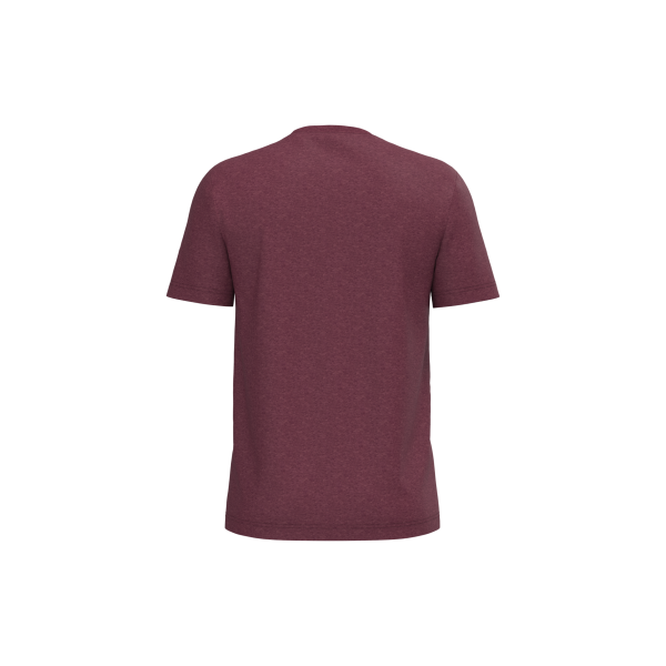 Heren T-shirt Bio190 Wine Heather 5XL Heren T-shirt Bio190 Wine Heather 5XL