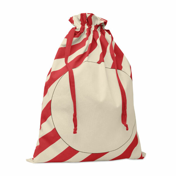 LAUKKU - Grote katoenen tas kerstmotief