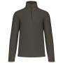 Enzo - Fleece met ritskraag Green Olive 3XL