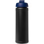 Baseline® Plus 750 ml sportfles met flipcapdeksel - Zwart/Blauw