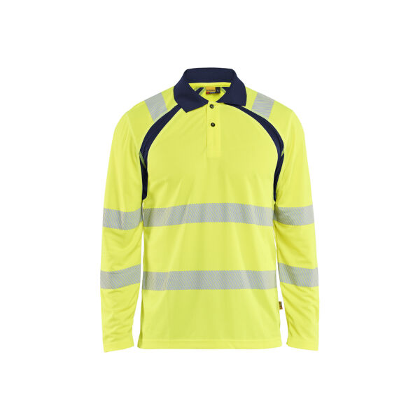 UV-Poloshirt lange mouwen High Vis