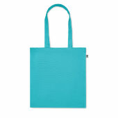 BENTE COLOUR - Boodschappentas organisch katoe - Turquoise