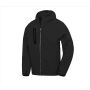 3-LAYER RECYCLED PRINTABLE CASUAL HOODED  SOFTSHELL, BLACK/BLACK, XL, RESULT