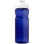 H2O Active® Eco Base 650 ml sportfles met kanteldeksel - Blauw/Wit