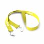 Polyester Pantone-gematchte zeefdruk keycord met 2 clips