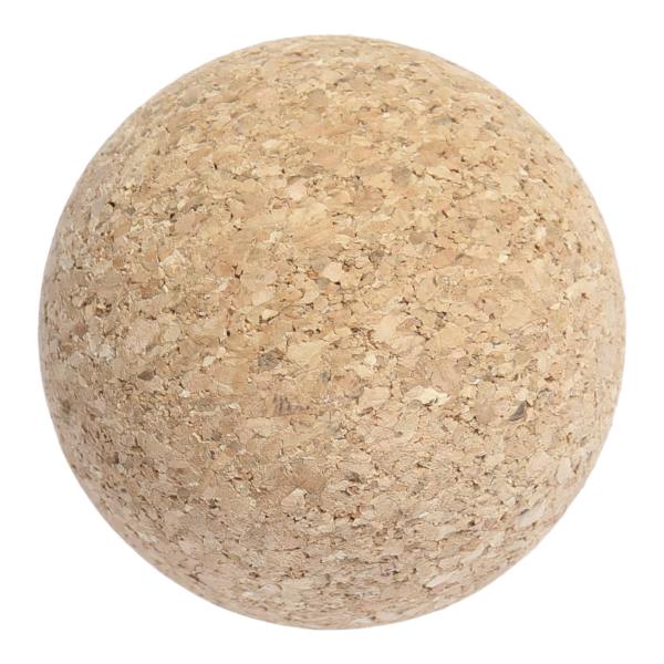 Massagebal / fasciabal van kurk, 5cm, 