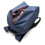 Smart office & sport rugtas PVC vrij, blauw, oranje