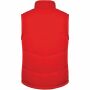 Met fleece gevoerde bodywarmer red 4XL