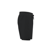 2-in-1 duurzame short met ingewerkte ondershort Black XS 2-in-1 duurzame short met ingewerkte ondershort Black XS