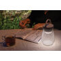 Aurora RCS gerecyclede plastic USB-oplaadbare tafellamp, grijs