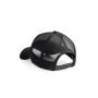 HALF MESH TRUCKER, BLACK/WHITE, One size, BEECHFIELD