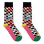 FUNNY L - Sokken met een grappig patroon - Fuchsia FUNNY L - Sokken met een grappig patroon - Fuchsia