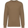 Ecologische uniseks sweater met ronde hals Dark camel XXS