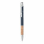VERIA - Pen van aluminium en kurk - Blauw