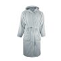 Bathrobe Hooded Silver Grey, L/XL, 420 gr/m²